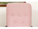 Fabulous Pair Of Mahogany Goose Neck Upholstered Armchairs
