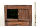 19th C. Mahogany Bedside Cabinet With Tambour Door