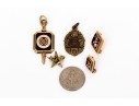 Collection Of Assorted Vintage Gold Filled Scatter Pins And Pendants