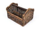 Handsome Wicker Cutlery Caddy Basket