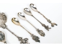 Assembled Collection Of 800 And Silver Plated Serving Pieces, 4.43 Ozt.