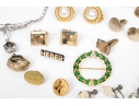 Lot Of Vintage Goods Including Two Leather Purses, Plus Assorted Costume Jewelry
