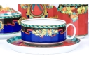Seventeen Piece Set Of Versace Le Roy Soleil China Serving Wares