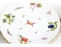 Herend Hungary Hand-Painted Porcelain Partial Dinner Service, Market Garden (FR) Pattern, 28 Pieces
