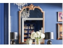 Antique Carved Wood And Gesso Gilt Mirror