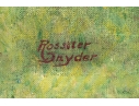 Rossiter Snyder Oil On Canvas Painting, Gathering In A Forest