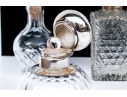 Antique Collection Of Five Sterling Silver Mounted Vanity Items