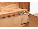 Antique Mahogany And Brass Trunk