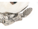 Antique English Silverplate Nautilus Spoon Warmer 