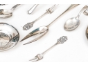 Fine Collection Of Eleven Sterling Silver Table Wares, 10.24 Ozt.
