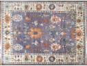 HAND KNOTTED INDIAN OUSHAK ROOM SIZE CARPET - 11' 10