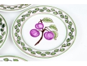 Set Of Fourteen Portuguese Hand-Painted Conimbricer Winterthur Interpretation Ceramic Plates