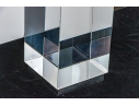 Restoration Hardware Quality Pair Of Solid Crystal Table Lamps