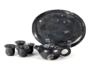 Burmese Black Jade Miniature Tea Set