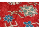 HAND KNOTTED ROOM SIZE PAKISTAN KAZAK WOOL CARPET, APX 9 X 12, NEW