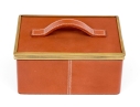 Vintage Williams- Sonoma Home Leather Box
