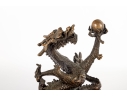 Chinese Bronze Dragon Sculpture