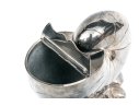 Antique English Silverplate Nautilus Spoon Warmer
