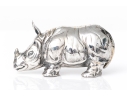 Buccellati Sterling Silver Miniature Captivating Standing Rhino, Retail $630