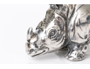 Buccellati Sterling Silver Miniature Captivating Standing Rhino, Retail $630