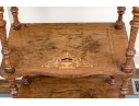 Tiered Stand With Marquetry And Pierced Back Gallery