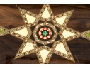 Decorative Middle Eastern Octagonal Inlaid Serving Platter