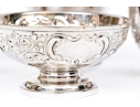 Collection Of Four Silver Plated Footed Bowls