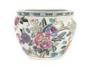 Large Chinese Famille Rose Porcelain Fish Bowl Planter