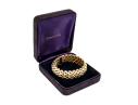Tiffany & Co. 18k Yellow Gold Fabulous Chunky Open Basket Weave Motif Bracelet, With Box