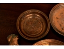 Impressive Collection Of  Four Copper Molds And  Four Plates