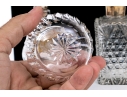 Antique Collection Of Five Sterling Silver Mounted Vanity Items