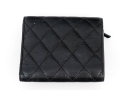 Chanel Matelasse Black Leather Wallet, With Box