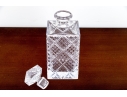 Faberge Cut Crystal Decanter With Stopper