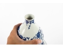 Chinese Import Blue And White Porcelain Double Gourd Vase