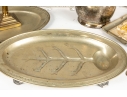 Collection Of Silver Plate And Brass Items