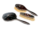 Antique Victorian Broadway & Co. (Birmingham, 1901-present) Silver And Tortoise Shell Vanity Set