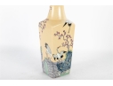 Decorative Chinese Porcelain Vase With Cranes And Blossoms