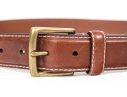 Polo Ralph Lauren Lot Of Two Brown Leather Belts, Size 40/100