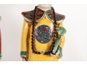 Vintage 15” Chinese Porcelain Emperor Statues
