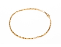14k Yellow Gold Simple Link Style Bracelet