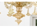 *Quality Murano Or Murano Style Hand-blown Glass Six Lite Chandelier