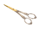 Well Cast Pair Of French Sterling Handled Grape Shears