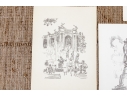 Vintage 1973-74 DDR Portfolio Of Prints Along With A Collection Of Other Prints