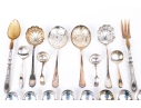 A FIne Group Of Serving Utensils, 18 Pieces