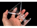 Set Of Six Steuben Martini Glasses