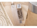 St. John Ivory White Sweater Dress With Sequinned Collar, Size 10