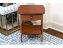 Transitional Style End Table With Single Drawer