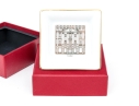 Cartier New York Fifth Avenue Mansion Motif Mini Trinket Tray, With Box