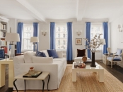 The living room of a well appointed East 57th Street NYC estate of Lisa Burns  The living room of a well appointed East 57th Street NYC estate of Lisa Burns  | BRG